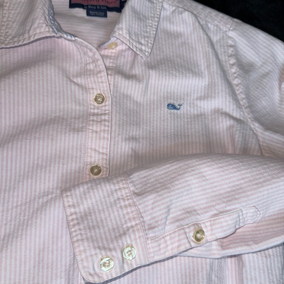 🍇 Vineyard Vines Shep & Ian Women's Size 4 Preppy Button Up - Picture 4 of 6